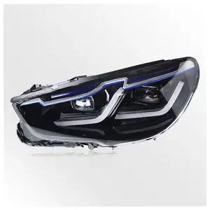 HID ไฟหน้าซีนอนฮาโลเจนไฟหน้ารถยนต์หลอดไฟ LED สำหรับ BMW 5 Series GT F07 2011 2012 2013 2014 2015 2016 2017