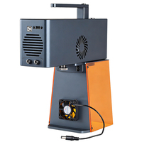 Mini machine de marquage laser bleue 2-en-1 portable, nouvelle, refroidie par air, 10W, prend en charge DXF/PLT/BMP/AI/DST, haute sécurité