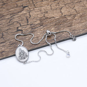 Pulsera de Acero Inoxidable con Colgante de Cruz, Joyería Unisex, Accesorio de Moda - Product Image 3