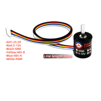 Miniature 360 °   Encodeur rotatif simple et multi-tours 15 mm 21 bits magnétique RS485 Mesure de vitesse Capteur d'angle de rotation