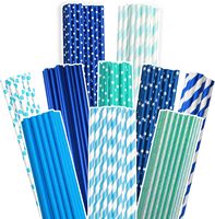 Pailles à boire en papier personnalisées, emballées individuellement, pailles jetables, OEM, étiquette privée, vente en gros