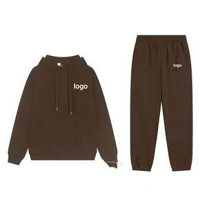 Hoodie Pria Kasual Olahraga Bahan Katun Wol 400g, Logo Kustom OEM Grosir - Product Image 4