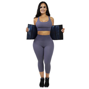 Double Ceintures Gym Waist Trainer Corset Firm Tummy Control Sports Cincher Sweat Girdle for Fat Burning Plus Size Waist Wrap Corset - Product Image 6