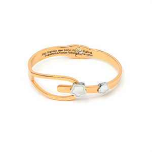 316L Stainless Steel Bangle PVD Gold Plating Sustainable Resistant Fashion Jewelry <b>Bracelet</b> - Product Image 2