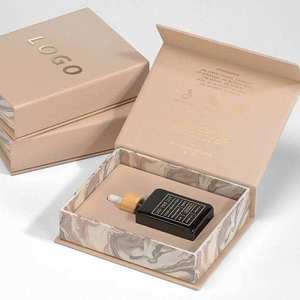 Wholesale Custom Logo Luxury <b>Magnetic</b> Closure Flip Top Perfume <b>Box</b> Rigid Cardboard <b>Gift</b> Packaging <b>Box</b> For Fragrance Bottle - Product Image 1