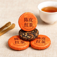 Thé noir Chenpi du Yunnan en mini-gâteau, 200g/boîte, vente en gros, thé compressé aromatisé, directement de l'usine