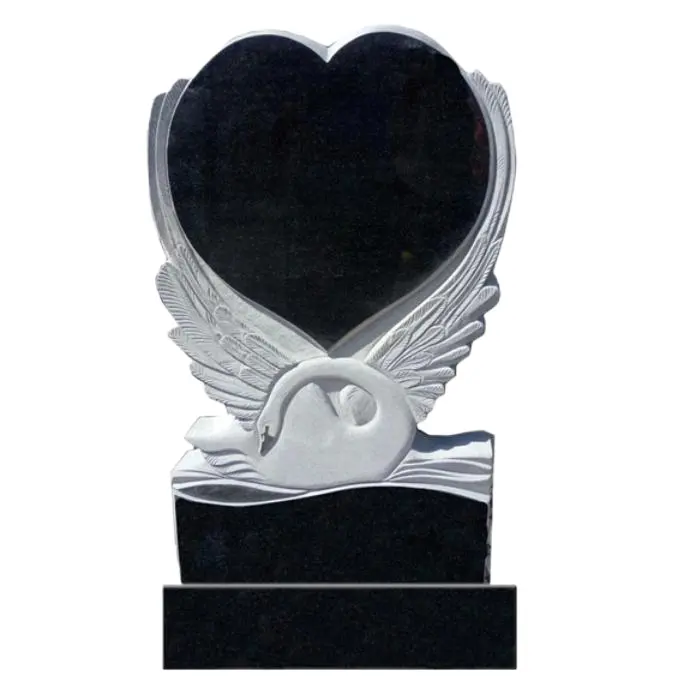 heart with vase tombstone weeping angel statues tombstone granite tombstones and monuments memorial