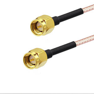 Kabel Data antena koaksial 2 pria Rg316 50ohm dengan isolasi PTFE untuk aplikasi elektronik - Product Image 4