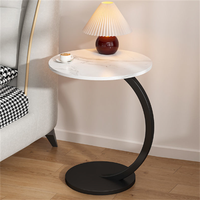 Table d'appoint ronde en bois moderne et luxueuse, amovible, petite, pour salon, chambre à coucher, table basse