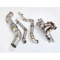 Collecteur d'échappement en acier inoxydable haute performance Ecnal, anti-rouille, pour G20 G42 Supra A90 B58, mise à niveau du turbo du moteur