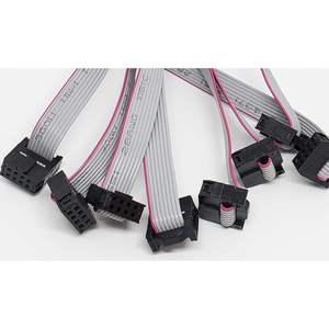 ConnectorsPro Cable plano de cinta con conector IDC de 8P y 20 cm para PC, paquete de 4, plateado con negro, 2,54 mm FC - Product Image 4