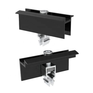 Abrazadera de extremo para soporte de montaje solar FarSun Factory, abrazadera de aluminio para techo metálico - Product Image 1