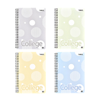 Commande en gros de cahiers à spirale personnalisés-Couvertures et pages intérieures personnalisées, impression de logo OEM/ODM, fournitures de journal de bureau scolaire