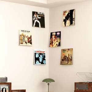 Étagère à disques en vinyle support mural acrylique transparent Album suspendu porte-disques enfants étagère porte-revues pour la maison salle de musique <span class=keywords><strong>Studio</strong></span> - Product Image 6