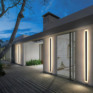 AC 110V-220V Moderno 3000K Branco Quente LED Outdoor Linear Strip Wall Lâmpadas Sconce Long LED Wall Light