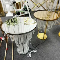 Acrylique cristal Buffet bonbons gâteau Table mariage décoration salle à manger centres de table ornement support bébé anniversaire décors
