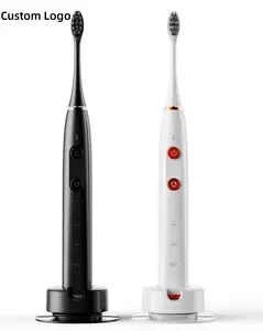 2024 מברשת שיניים חיישן לחץ חדש במלאי מותאם אישית IPX7 מברשת שיניים קולית עמידה למים חשמלית למבוגרים