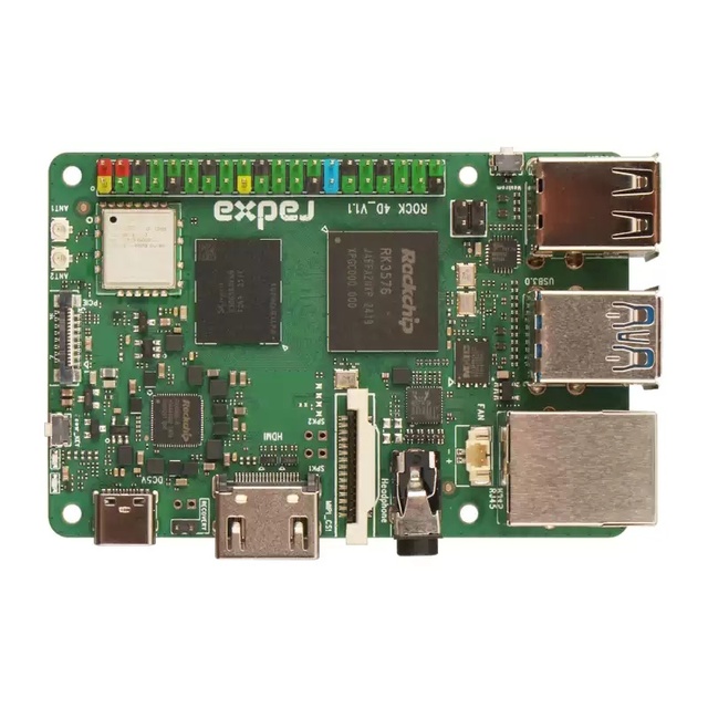 Radxa 4D Single Board Computer RK3576 SBC 4K Output LPDDR5 for Edge Computing/AI/DIY IoT