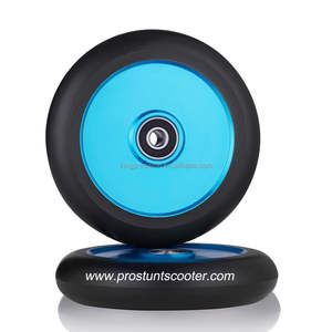 Libre de núcleo hueco blanco y negro cromo Scooter ruedas 110mm truco Scooter neumáticos con cojinete en venta - Product Image 5