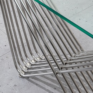 Usine en gros en verre pas cher bureau table de <span class=keywords><strong>console</strong></span> de salon couloir table en verre <span class=keywords><strong>chrome</strong></span> <span class=keywords><strong>console</strong></span> table - Product Image 5