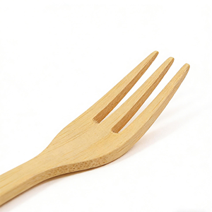 Tenedores de Bambú Ecológicos Desechables de 3 Puntas, 90mm, Biodegradables, Compostables, Aptos para Alimentos, Lisos y Pulidos, para Fiestas, <span class=keywords><strong>Descuento</strong></span> por Volumen - Product Image 2