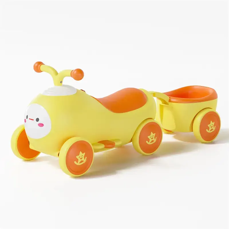 Детский трехколесный мини-мотоцикл 3-в-1, скутер, скользящее поворотное сиденье, игрушечный автомобиль, скутер для мальчиков, От 1 до 3 лет включает в себя тележки с музыкальным чемоданом