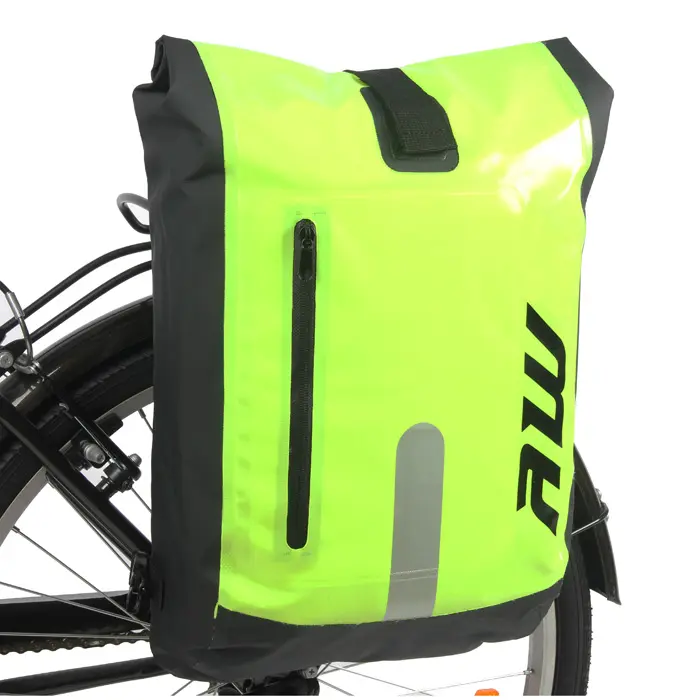 Impermeabile verde della bici tronco carrier rack accessori borsa