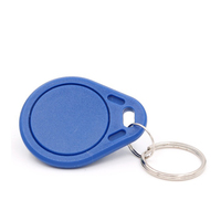 Porte-clés électronique de contrôle d'accès personnalisé en ABS, porte-clés RFID en PVC, étiquette de clé LF HF NFC, porte-clés mini-étiquette 125 Khz 13.56 MHZ RFID