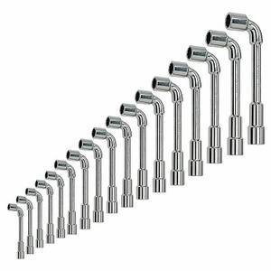 Jeu de douilles Usag 17 pièces, qualité industrielle, chromé, à embout hexagonal, outils de réparation automobile - Product Image 1