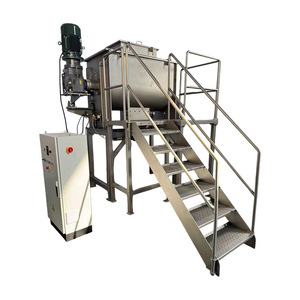 Dry Powder <b>Putty</b> Granule Tea Coffee Mixing Feed Machine Clay Mixing Machine Horizontal Ribbon Mixer - Product Image 3