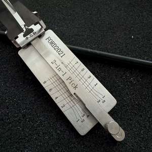 Herramienta Lishi 2 en 1 Plateada para 2017/2021, Herramienta de Cerrajería para Abrir Puertas de Automóviles - Product Image 6