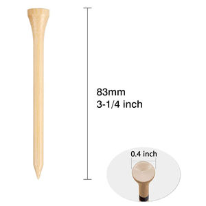 Tees de golf en bambou, emballage individuel, tees de golf en vrac, tees en bambou - Product Image 6