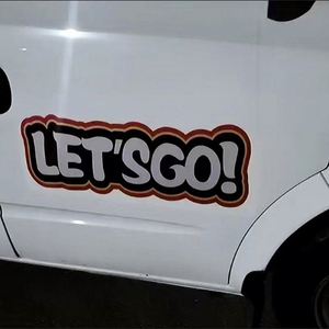 สติกเกอร์และสติ๊กเกอร์ติดรถยนต์กันน้ำสำหรับใช้งานกลางแจ้ง พิมพ์โลโก้ตามขนาดที่ต้องการ - Product Image 2