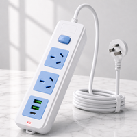 Australische Standard-Steckdosenleiste mit Kabel und Mehrfachsteckdosen mit USB-Anschlüssen für Argentinien und den Hausgebrauch