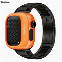 Bracelet Yousonnra avec haut-parleur Bluetooth, étanche IP69K, résistant aux hautes températures, multi-liens, mains libres, déclencheur de selfie, 20H, 5W, audio super linéaire