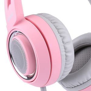 Ancreu Somic G915 Gaming-Headset mit Niedlichen Rosa Katzenohren, Kabelgebundener Virtueller 7.1-Kopfhörer - Product Image 5