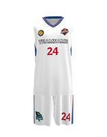 Uniforme de Baloncesto Transpirable Personalizado por Sublimación para Hombre, OEM/ODM, para Club Deportivo