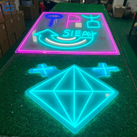 Enseigne néon LED flexible personnalisée, étanche, lettres logo 3D, enseigne néon en acrylique, fabrication directe d'usine, enseigne néon commerciale OEM pour les entreprises