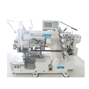 GC500-05CB-TK-DD Direct-drive Interlock Sewing Machine with Cutter Elastic Belt Tension Seam for Lace and Underwear