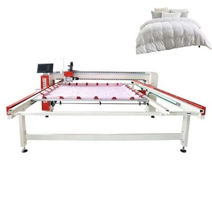 Machine à coudre à tête unique pour la fabrication de quilts, vente en gros pour usine et usage domestique, 2,5 mm max. Machine à coudre industrielle informatisée Indu 1000 pour matériaux épais - Product Image 4