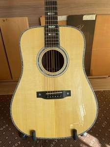 हस्तनिर्मित एट्रोडक (15 वर्ष) सभी ठोस ध्वनिक गिटार JD-950 कस्टम गुणवत्ता कोकोबोलो बैक/साइड उच्च गुणवत्ता थोक - Product Image 4