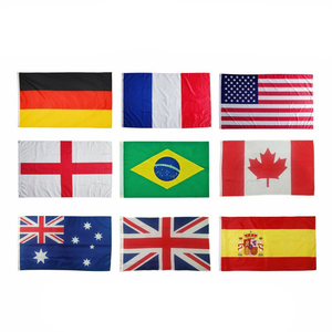 Drapeaux et bannières nationales pour l'événement mondial de football 2026, 3x5 pieds, <span class=keywords><strong>48</strong></span> drapeaux de pays en stock, bannière de football personnalisée - Product Image 1