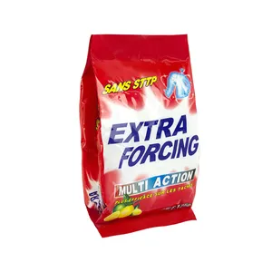 1kg EXTRA FORCING High Foam Waschpulver Waschmittel Waschpulver Seife benutzer definierte Formel Großhandel Bulk Waschpulver Waschmittel