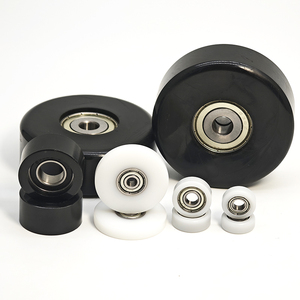 Roulement moulé en polyuréthane avec filetage externe OD 15 mm, norme BS62315-4, roulement recouvert de plastique - Product Image 1
