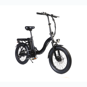 Bicicleta Eléctrica Plegable de 20 Pulgadas con Suspensión Delantera, Freno de Disco, Batería Extraíble, Cuadro de Aluminio, Bicicleta Eléctrica Urbana - Product Image 1