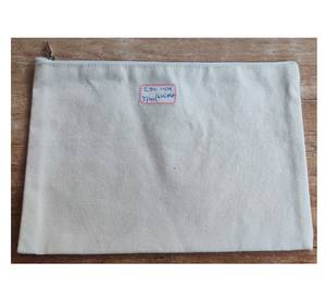 Élégant réutilisable coton fermeture éclair sac cosmétique personnalisé imprimé femmes suspendus pochette de maquillage organisateur Logo personnalisé en gros - Product Image 2