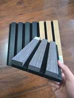 Panneau acoustique en MDF, grille insonorisante, panneau mural décoratif en bois, design 3D, léger, réduction du bruit, utilisation intérieure