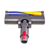 Tête de brosse à rouleaux électrique motorisée pour aspirateur V7 V8 V10 V11, pièces détachées, plastique réutilisable, sol, tapis, lumière LED