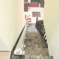Ascenseur domestique pour villa, pour personnes âgées, avec mécanisme d'auto-verrouillage, ceinture de sécurité, construction en acier au carbone, utilisation facile