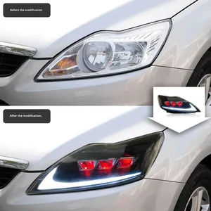 Nouvel ensemble de phares LED 12V 8000K avec feux de jour et clignotants séquentiels pour Ford Focus Classique 2009-2014 - Product Image 3